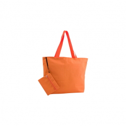 Плажнa чантa от полиестер с козметична чантичка AP731424