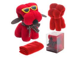 Rustuff микрофибърна кърпа червена