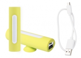 "Khatim" USB power bank yellow