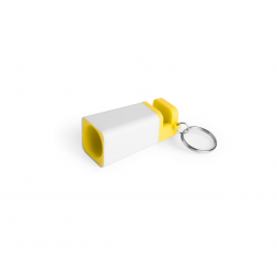 Пластмасов ключодържател с държач за телефон AP741486-02 жълт