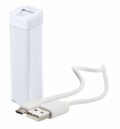 "Sirouk" USB power bank white