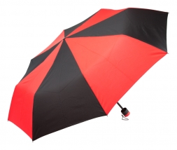 Сгъваем ръчен чадър с 4 червени панела AP800729-05