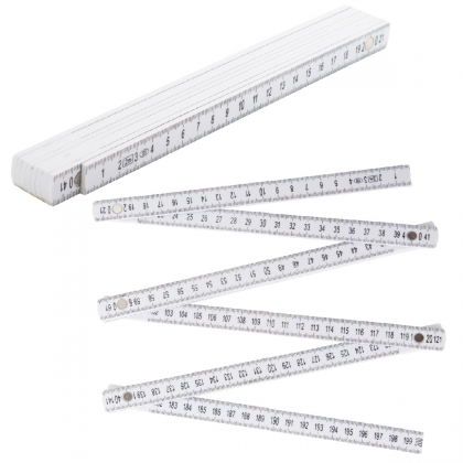 Пластмасов сгъваем метър 2 м.