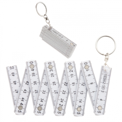 Мини сгъваема линийка с ключодържател