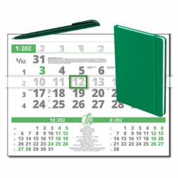 с химикалка и бележник