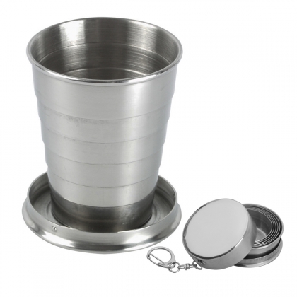 Метална Сгъваема чаша Nautilus, 70мл