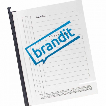 Папка за картотека L-образна