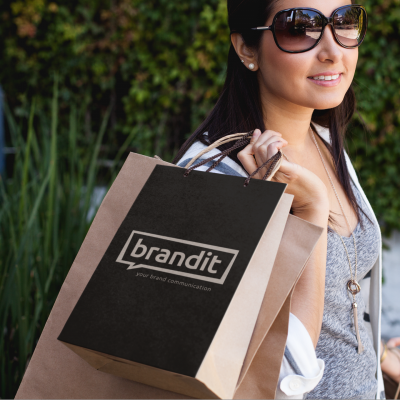 Хартиени торбички на едро с печат на реклама