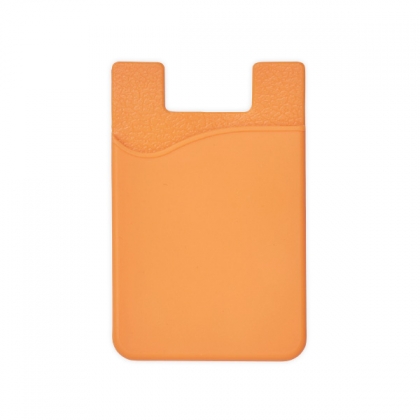 Силиконов калъф за смартфон - оранжев