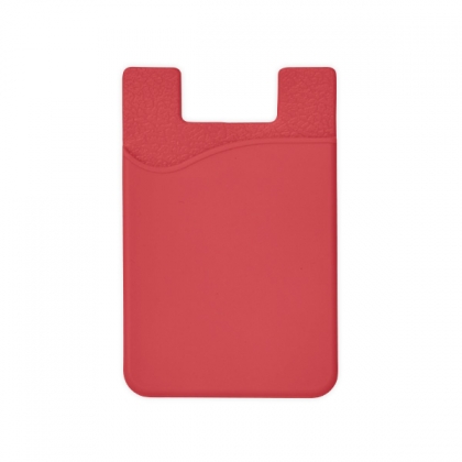 Силиконов калъф за смартфон - червен